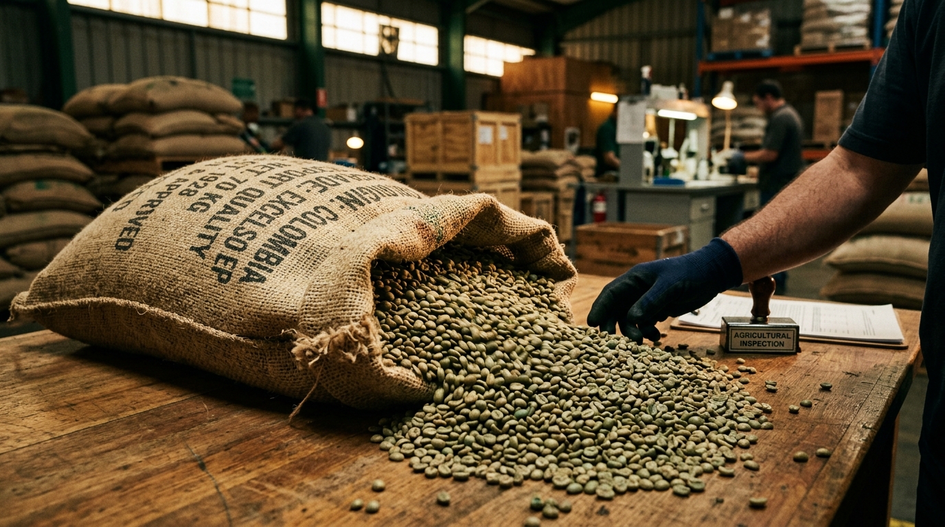 Famdally Green Coffee Inspection and Grading