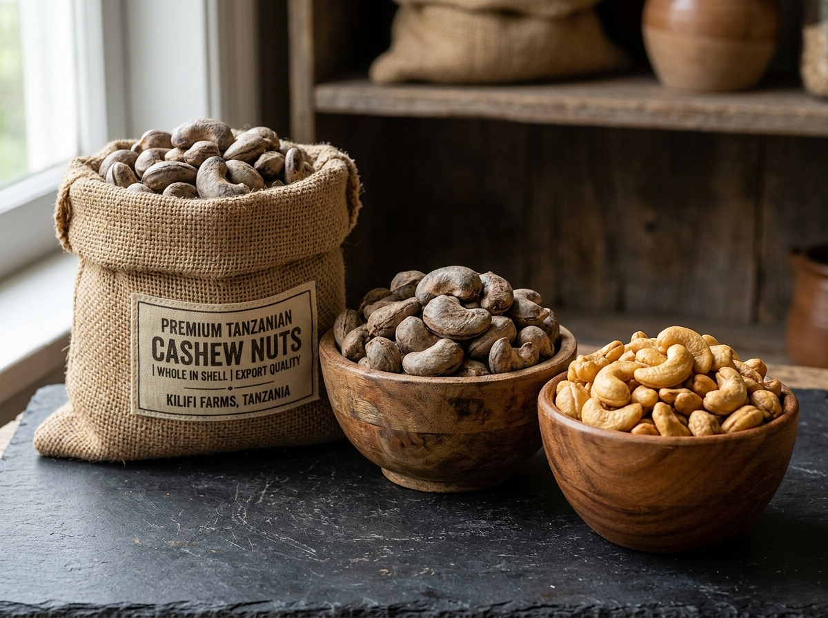 Tanzanian Raw Cashew Nuts and Kernels